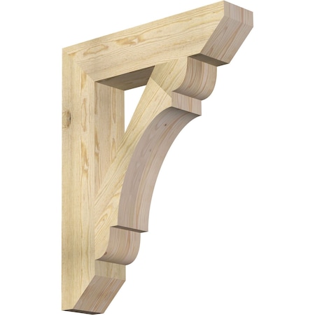 Ekena Millwork Olympic Slat Rough Sawn Bracket, Douglas Fir, 6"W x 28"D x 36"H BKT06X28X36OLY06RDF